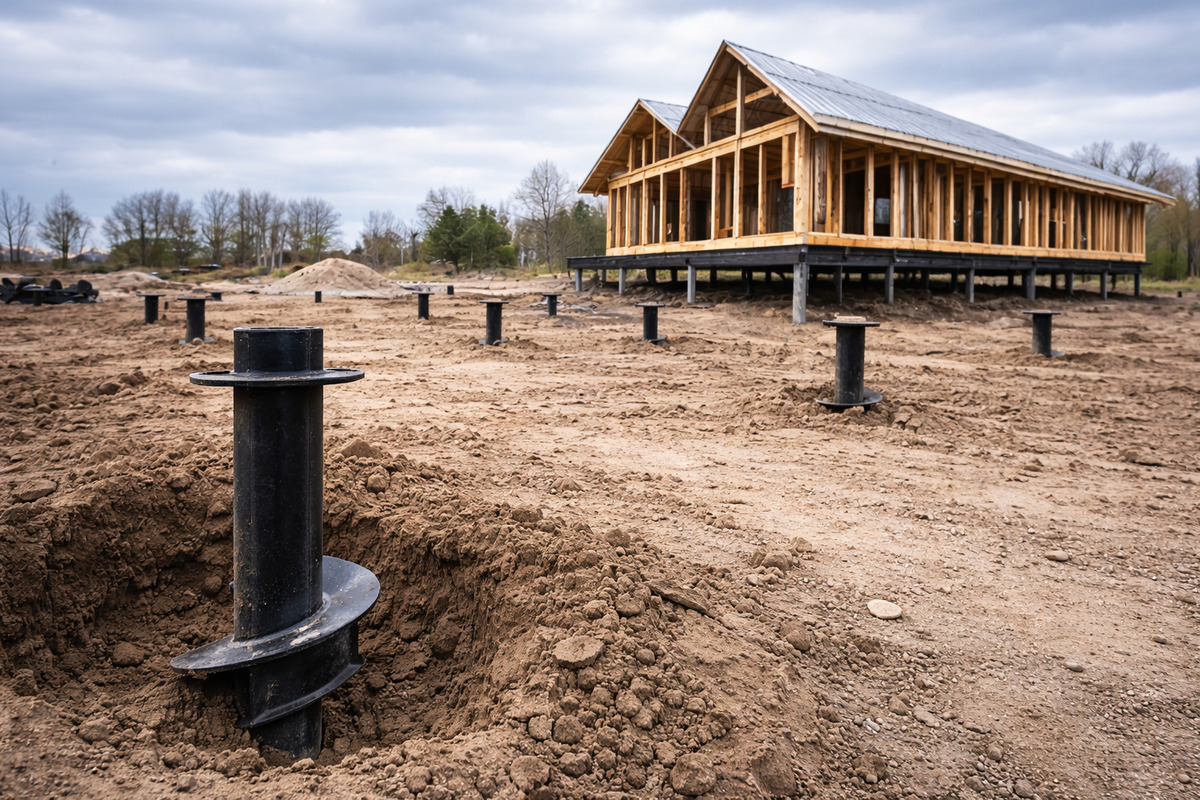 Что такое винтовые сваи и где их используют